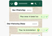 WhatsApp support chat preview